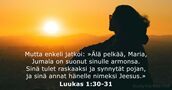 Luukas 1:30-31