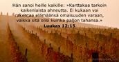 Luukas 12:15