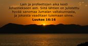 Luukas 16:16