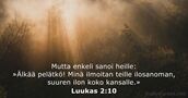 Luukas 2:10