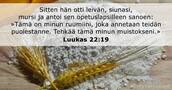 Luukas 22:19
