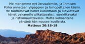 Matteus 20:18-19