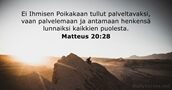 Matteus 20:28