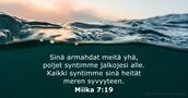 Miika 7:19