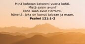 Psalmi 121:1-2