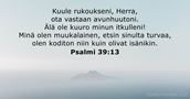 Psalmi 39:13