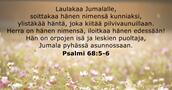 Psalmi 68:5-6