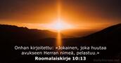 Roomalaiskirje 10:13