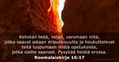 Roomalaiskirje 16:17