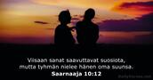 Saarnaaja 10:12