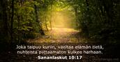 Sananlaskut 10:17