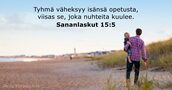 Sananlaskut 15:5