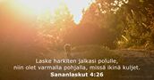 Sananlaskut 4:26