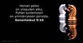Sananlaskut 9:10