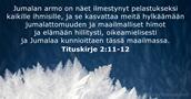 Tituskirje 2:11-12