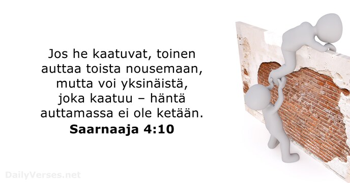 Saarnaaja 4:10