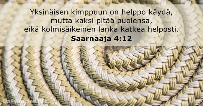 Saarnaaja 4:12