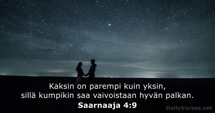 Saarnaaja 4:9