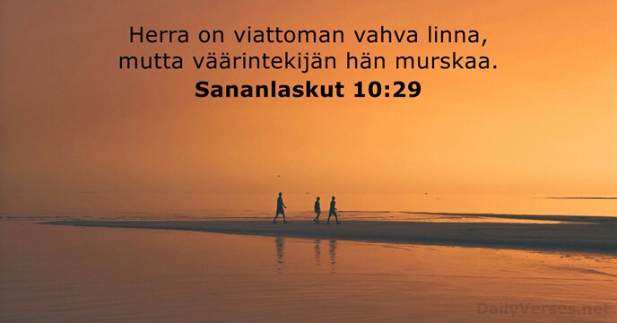 Sananlaskut 10:29