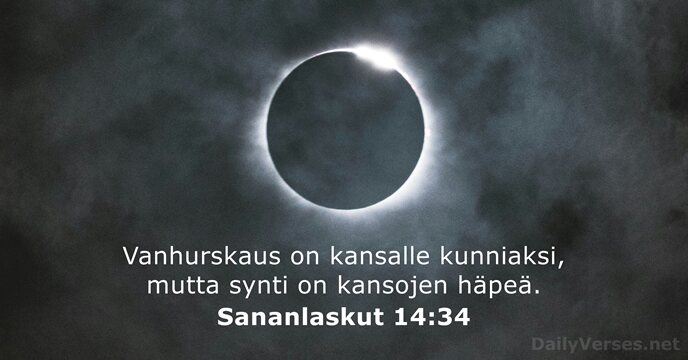 Sananlaskut 14:34