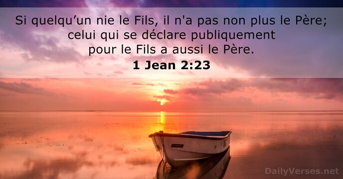 1 Jean 2:23