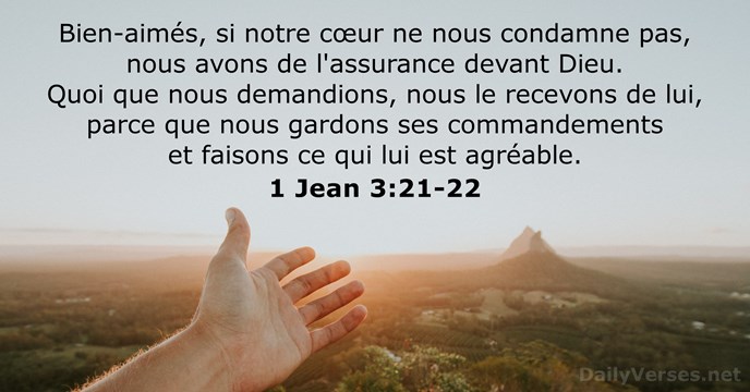 1 Jean 3:21-22