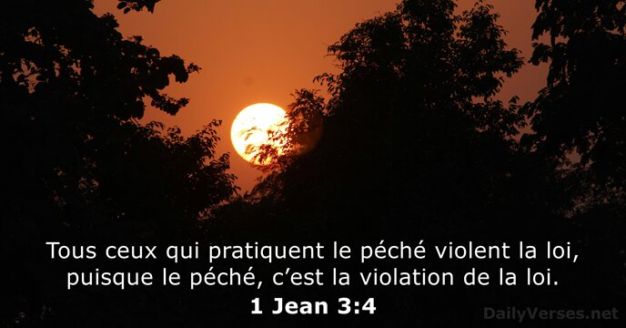 1 Jean 3:4