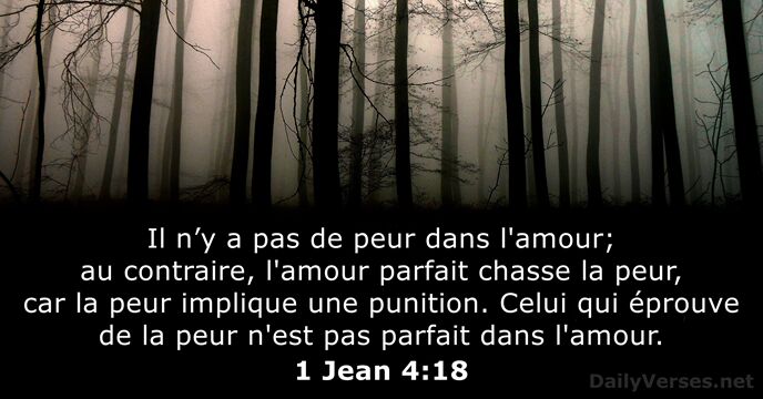 1 Jean 4:18