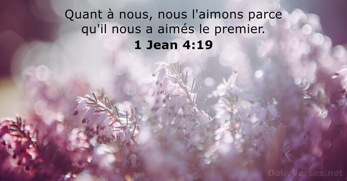 1 Jean 4:19