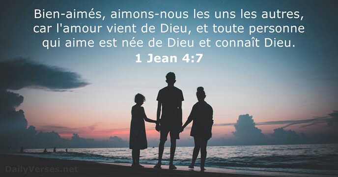 1 Jean 4:7