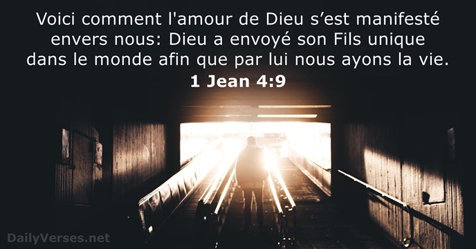 1 Jean 4:9