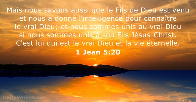 1 Jean 5:20