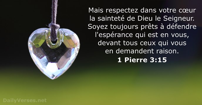 1 Pierre 3:15