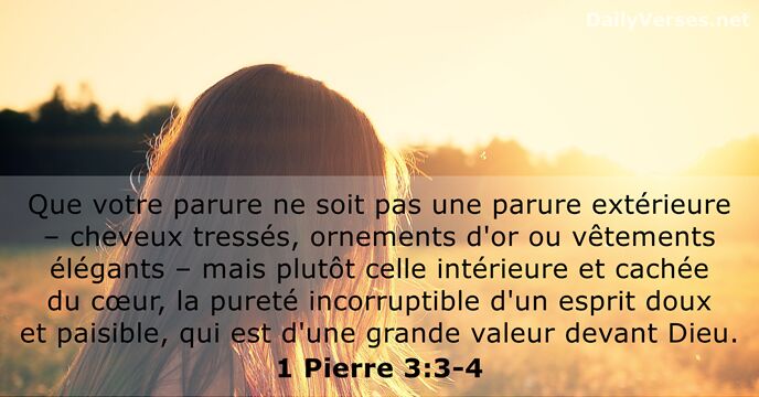 1 Pierre 3:3-4