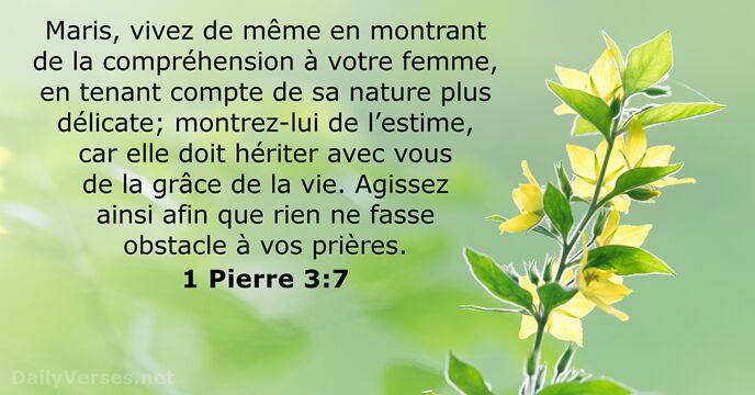 1 Pierre 3:7