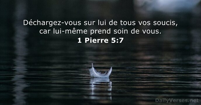 1 Pierre 5:7