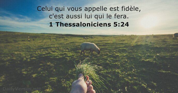 1 Thessaloniciens 5:24