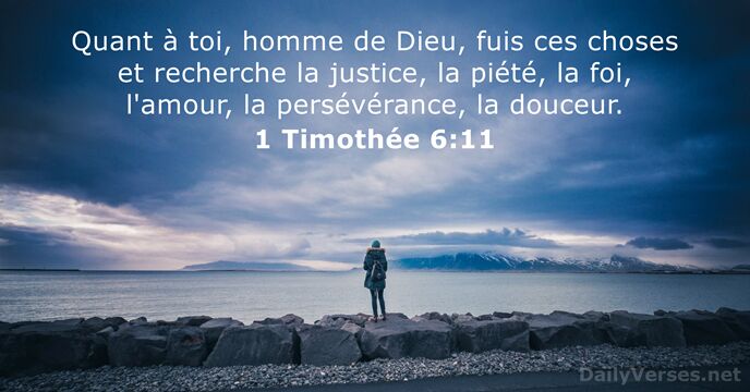 1 Timothée 6:11