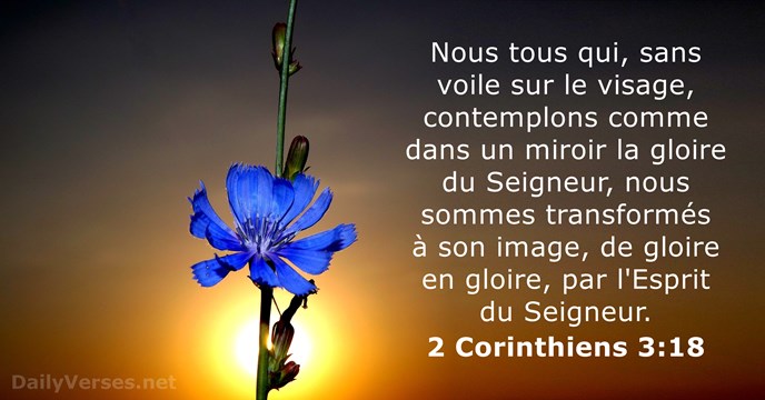 2 Corinthiens 3:18