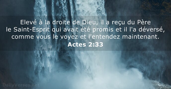 Actes 2:33