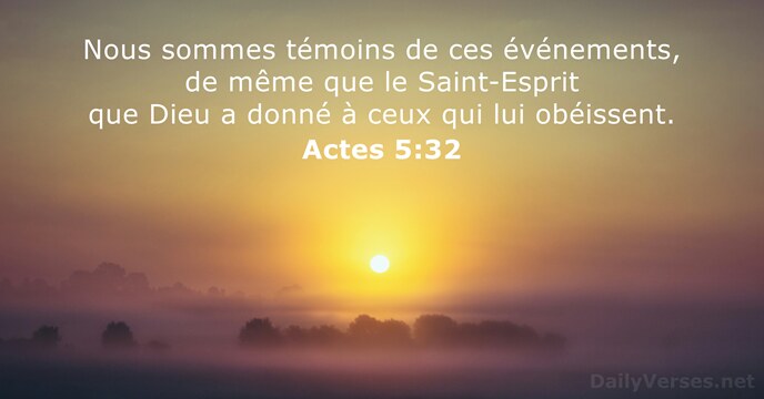 Actes 5:32