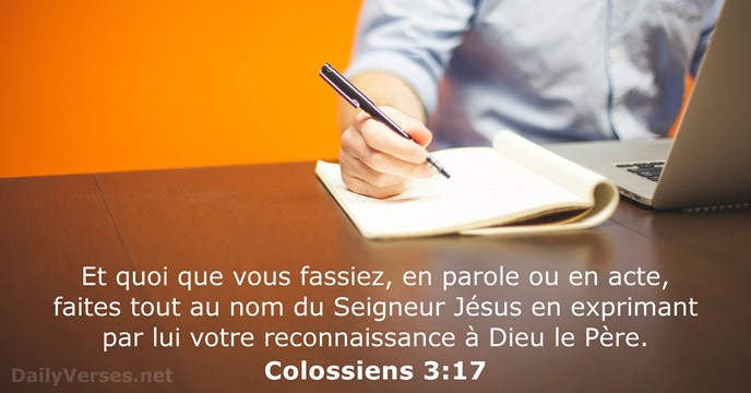 Colossiens 3:17