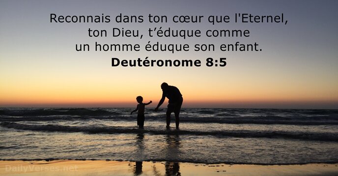 Deutéronome 8:5