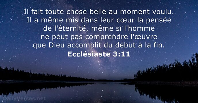 Ecclésiaste 3:11