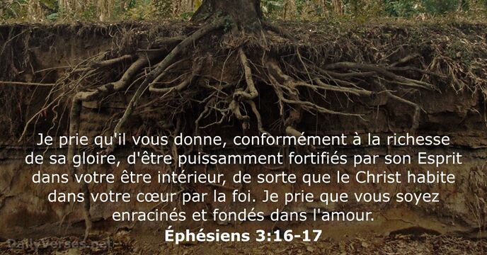 Éphésiens 3:16-17