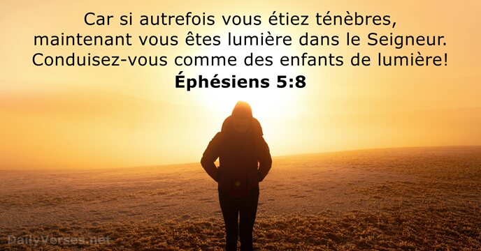 Éphésiens 5:8