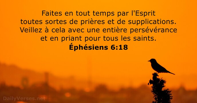 Éphésiens 6:18