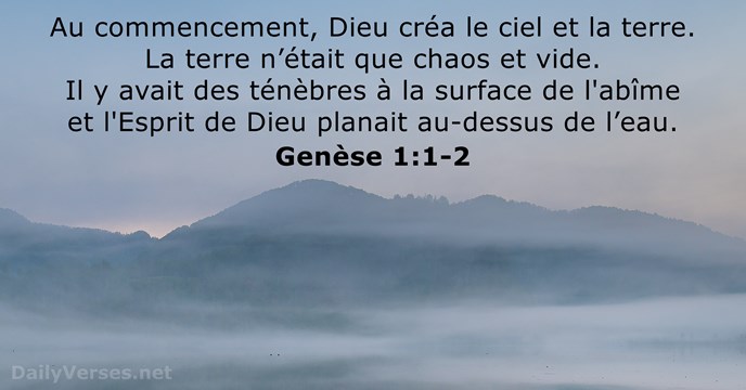 32 Versets Biblique Sur La Creation Dailyverses Net