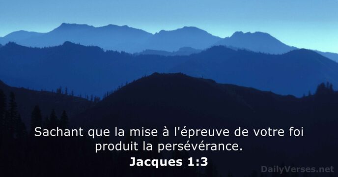 Jacques 1:3