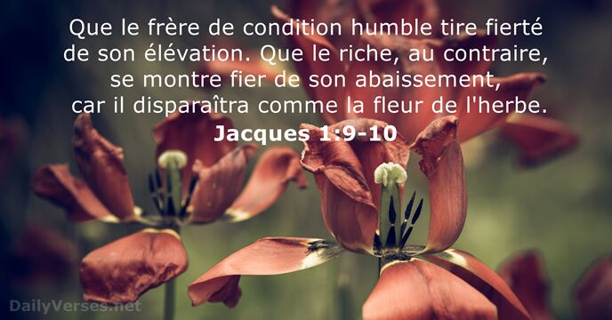Jacques 1:9-10